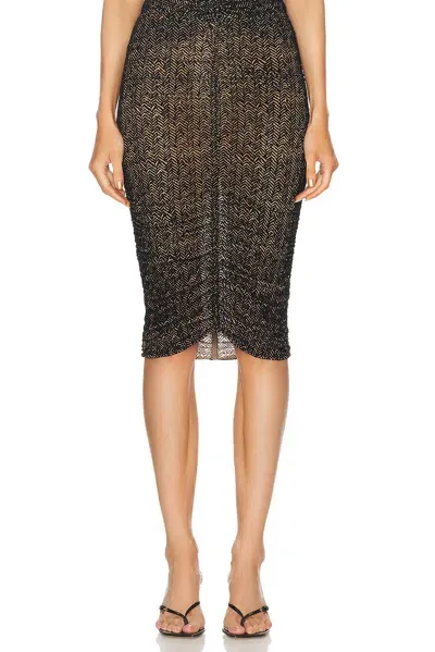 Missoni Tulle Chevron Skirt In Doe