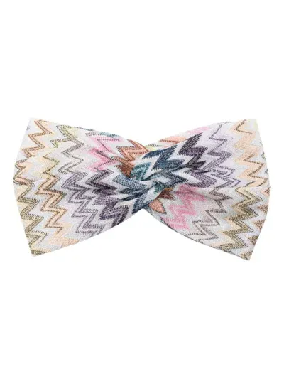 Missoni Zig Zag Motif Headband In Multicolour