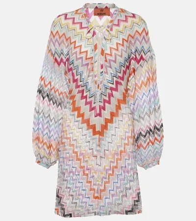 Missoni Zigzag Beach Cover-up In Multicoloured