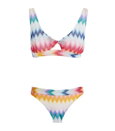 Missoni Zigzag Bikini In Multi