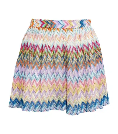 Missoni Zigzag Shorts In Multi