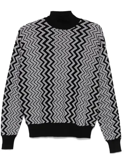 Missoni Zigzag Sweater In Multicolor