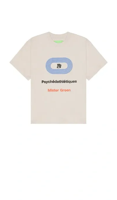 Mister Green Psychedathletiques Tee In Desert Snow