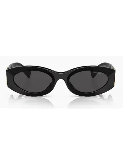 Miu Miu Mu 11ws Matte Black Female Sunglasses In 1ab5s0 Black