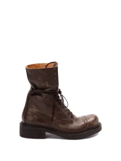 Miu Miu Boots In Brown