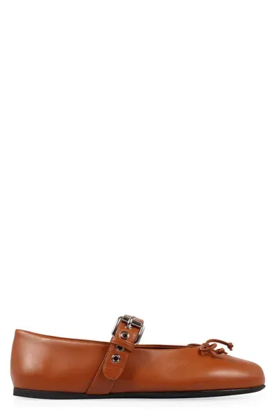 Miu Miu Bow In Brown