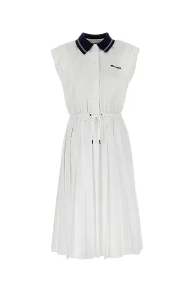 Miu Miu Dress In White