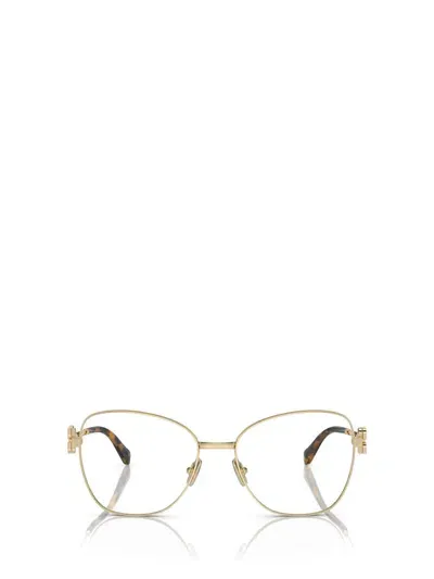 Miu Miu Eyewear In Gold