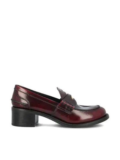 Miu Miu Flat Shoes In Purple