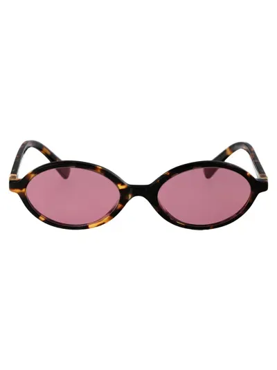 Miu Miu Oval Sunglasses 0 Mu 04 Zs Vau50 D