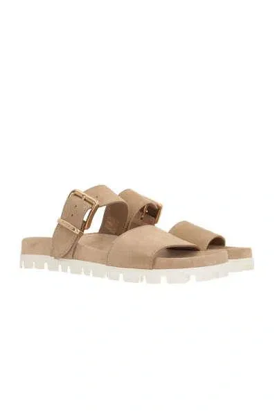 Miu Miu Sandals In Beige