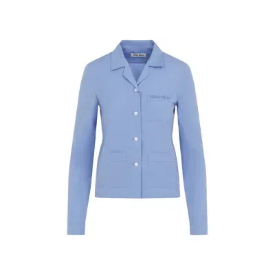 Miu Miu Shirt In Blue