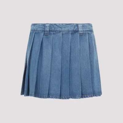 Miu Miu Skirt 40 In Blue