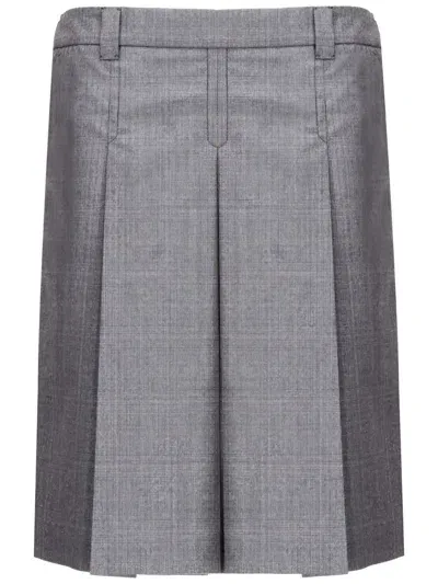 Miu Miu Skirts In Grey