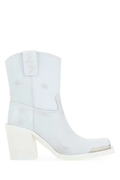 Miu Miu Tronchetti-38.5 Nd  Female In White