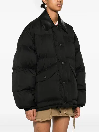 Miu Miu Women Down Jacket In Black