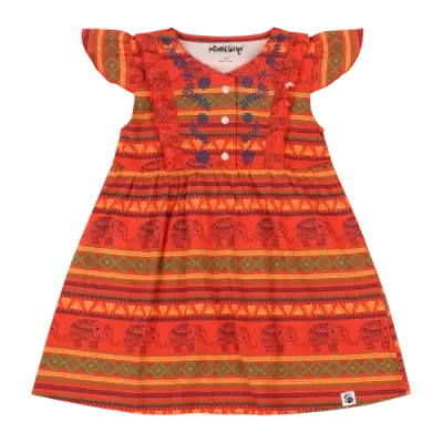 Mixed Up Clothing Kids'  Girls Vestito Dress In Jacquard Stripe