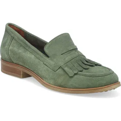 Miz Mooz Ilona Penny Loafer In Forest Suede