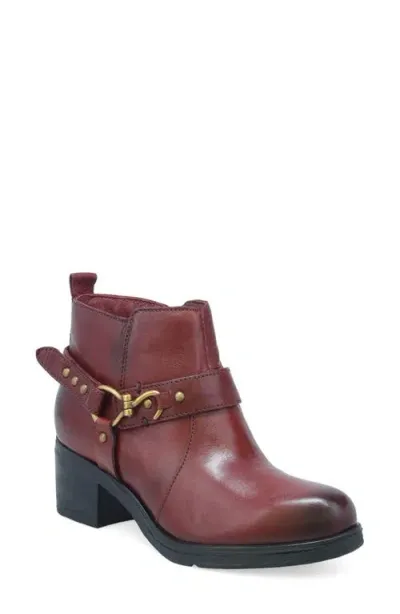 Miz Mooz Sydni Western Bootie In Merlot