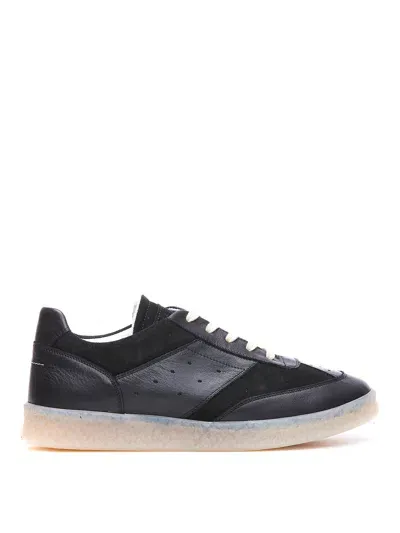 Mm6 Maison Margiela 6 Court Sneakers In Black