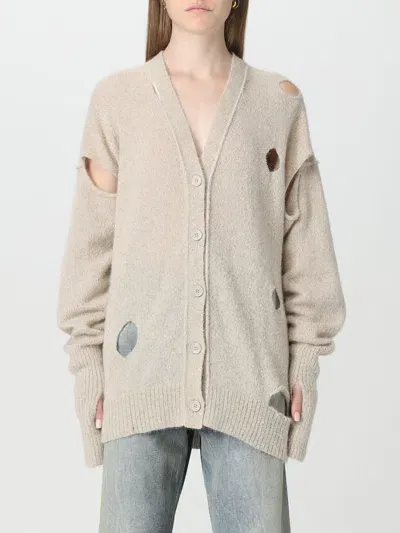 Mm6 Maison Margiela Cardigan  Woman Color Beige