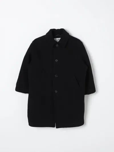 Mm6 Maison Margiela Coat  Kids Color Black In Schwarz