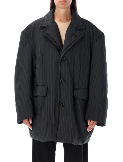 Mm6 Maison Margiela Mm6 By Maison Margiela Puffer Tailoring Jacket In Black