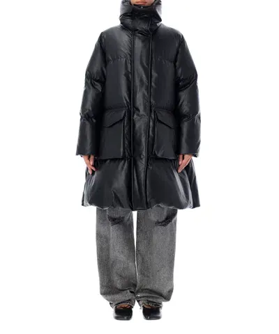 Mm6 Maison Margiela Down Jacket In Black