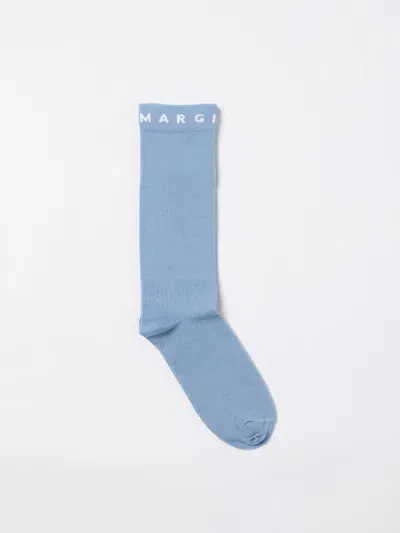 Mm6 Maison Margiela Girls' Socks  Kids Color Gnawed Blue In Hellblau