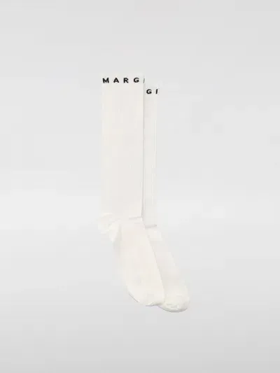 Mm6 Maison Margiela Girls' Socks  Kids Color White In Weiss