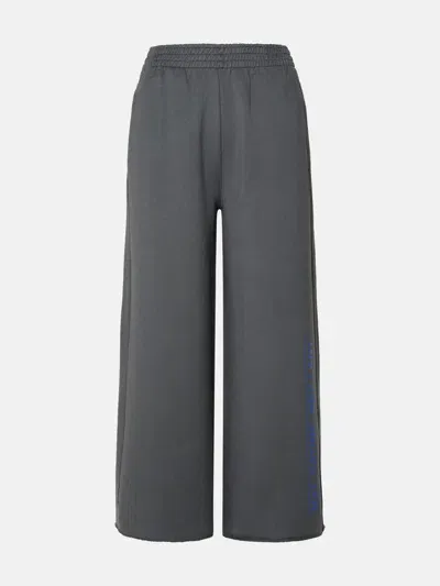 Mm6 Maison Margiela Gray Cotton Pants In Grey