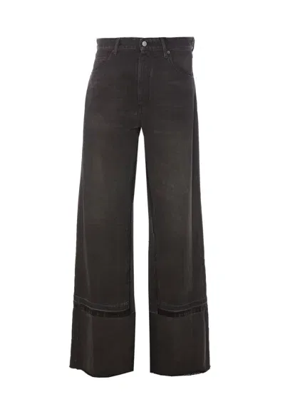 Mm6 Maison Margiela Jeans In Black