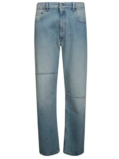 Mm6 Maison Margiela Mm6 Jeans Loose In Light Blue