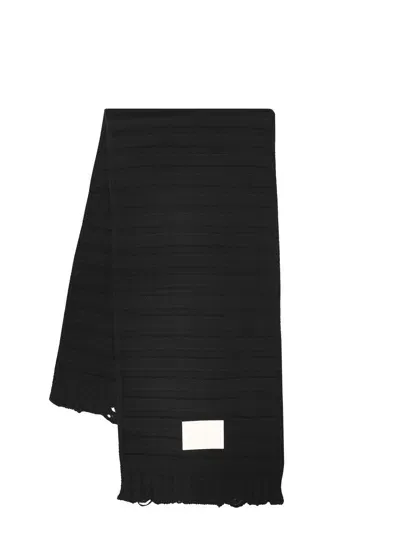 Mm6 Maison Margiela Scarf In Black