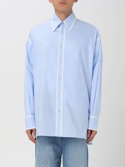 Mm6 Maison Margiela Shirt  Men Color Gnawed Blue