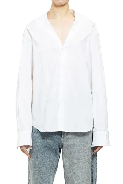 Mm6 Maison Margiela Shirts In White