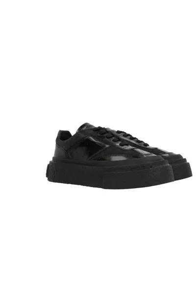 Mm6 Maison Margiela Sneakers In Black+stretch Silt