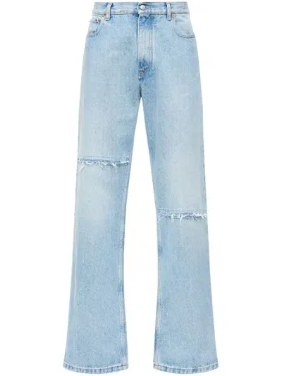 Mm6 Maison Margiela Straight Leg Denim Jeans