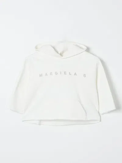 Mm6 Maison Margiela Sweater  Kids Color White In Weiss