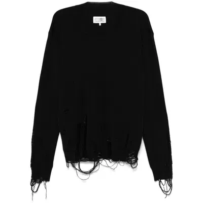 Mm6 Maison Margiela Sweaters In Black