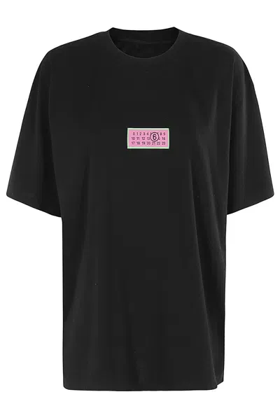 Mm6 Maison Margiela T Shirt In Black