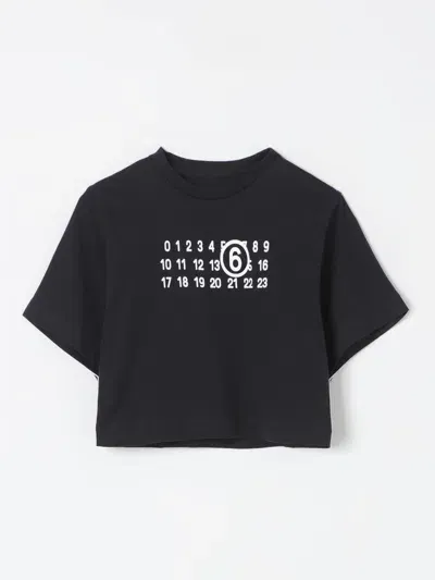 Mm6 Maison Margiela T-shirt  Kids Color Black In Schwarz