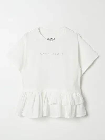 Mm6 Maison Margiela T-shirt  Kids Color White In Weiss