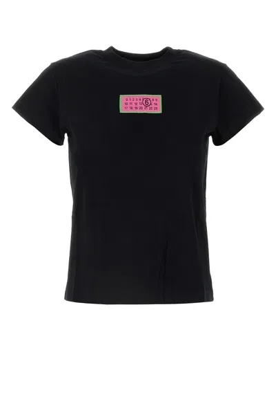 Mm6 Maison Margiela T-shirt-s Nd  Female In Black