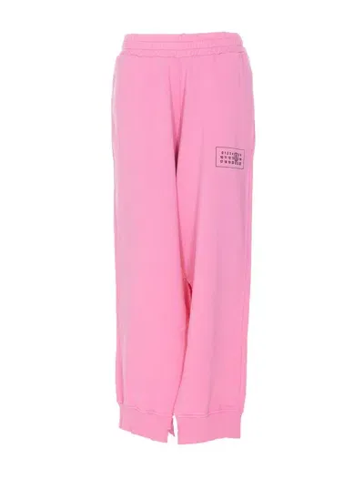 Mm6 Maison Margiela Trousers In Pink