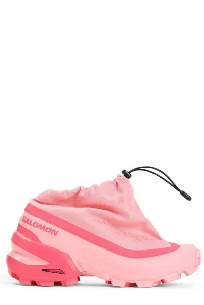 Mm6 Maison Margiela X Salomon Cross Low Sneakers In Pink