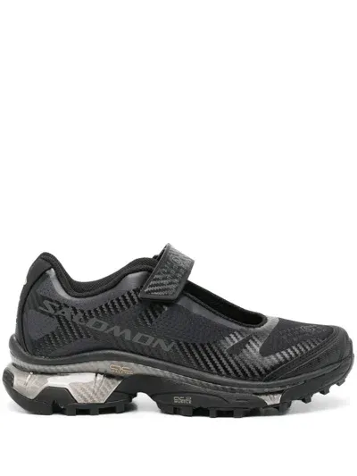 Mm6 Maison Margiela X Salomon Touch-strap Sneakers In Black