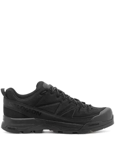 Mm6 Maison Margiela X Salomon X-alp Panelled Lace-up Sneakers In Black