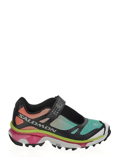 Mm6 Maison Margiela X Salomon Sneakers With Hook And Loop Closures In Multicolor