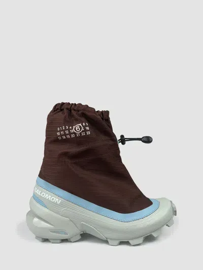 Mm6 X Salomon Acs Pro Sneakers In Bitter Chocolate